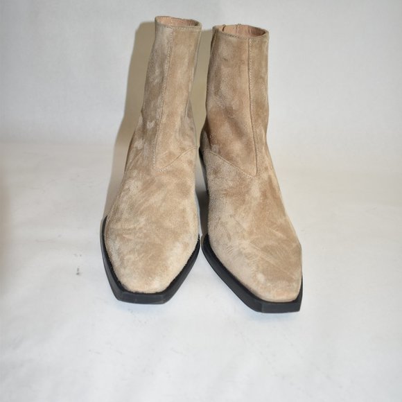 ALLSAINTS Lenora Suede Boots Cognac Sand  39 EU 9 US - Picture 9 of 11